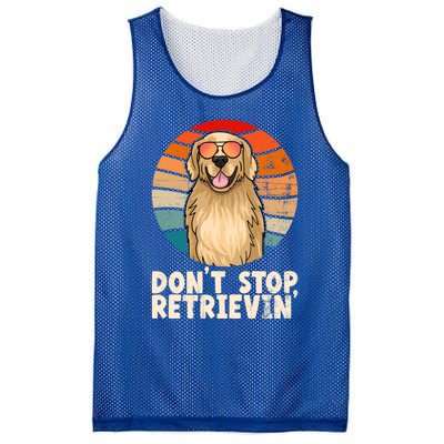 Golden Retriever Gift Dont Stop Retrievin Tee Golden Meaningful Gift Mesh Reversible Basketball Jersey Tank