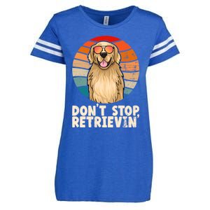 Golden Retriever Gift Dont Stop Retrievin Tee Golden Meaningful Gift Enza Ladies Jersey Football T-Shirt