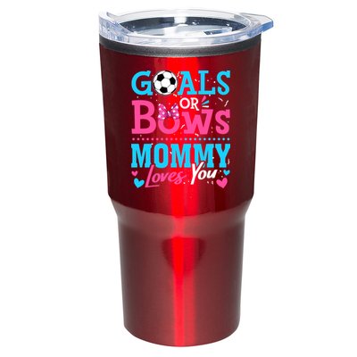 Gender Reveal Goals Or Bows Mommy Loves You Soccer Tumbler