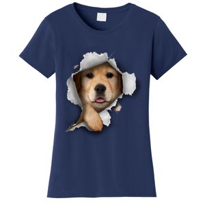 Golden Retriever Gift Golden Dog Gift For Dog Lovers Women's T-Shirt