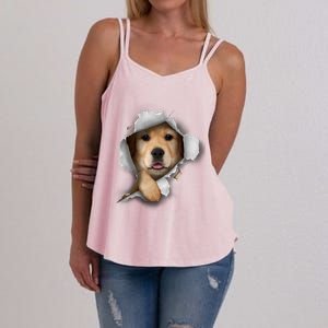 Golden Retriever Gift Golden Dog Gift For Dog Lovers Women's Strappy Tank