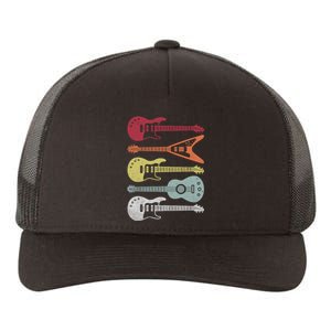 Guitar Retro Yupoong Adult 5-Panel Trucker Hat