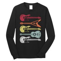 Guitar Retro Long Sleeve Shirt