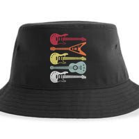 Guitar Retro Sustainable Bucket Hat