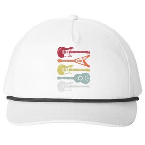 Guitar Retro Snapback Five-Panel Rope Hat