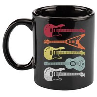 Guitar Retro 11oz C Handle Ceramic Mug