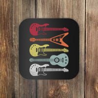 Guitar Retro Coaster