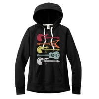 Guitar Retro Women's Fleece Hoodie