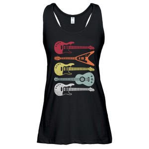 Guitar Retro Ladies Essential Flowy Tank