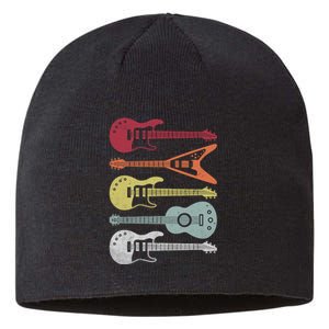 Guitar Retro Sustainable Beanie