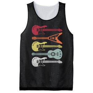 Guitar Retro Mesh Reversible Basketball Jersey Tank