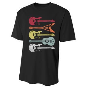 Guitar Retro Performance Sprint T-Shirt