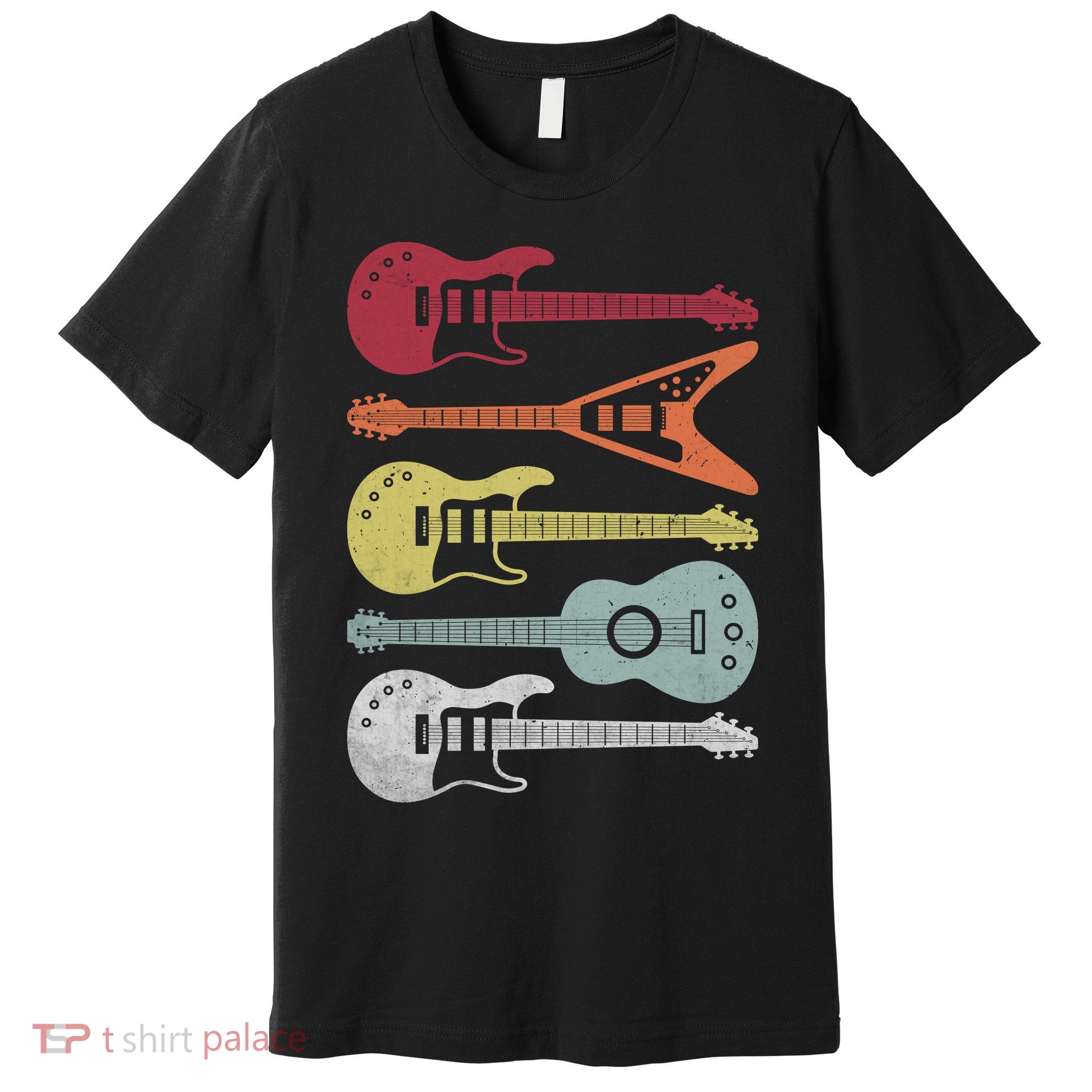 Guitar Retro Premium T-Shirt