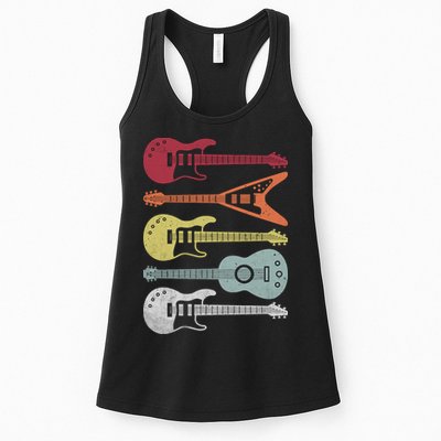 Guitar Retro Womens Tank Top