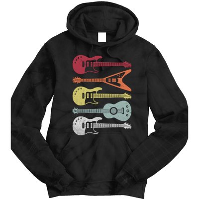 Guitar Retro Tie Dye Hoodie