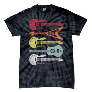 Guitar Retro Tie-Dye T-Shirt