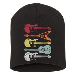 Guitar Retro Short Acrylic Beanie