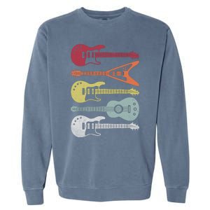 Guitar Retro Garment-Dyed Sweatshirt