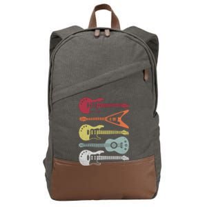 Guitar Retro Cotton Canvas Backpack