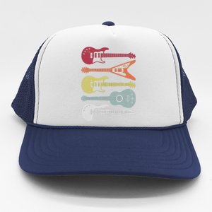 Guitar Retro Trucker Hat