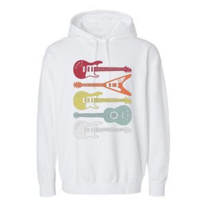 Guitar Retro Garment-Dyed Fleece Hoodie