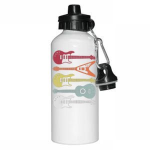 Guitar Retro Aluminum Water Bottle