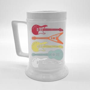 Guitar Retro Beer Stein