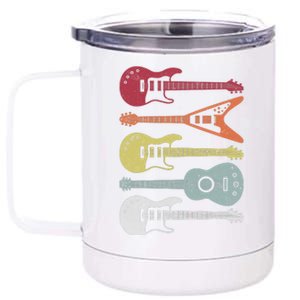 Guitar Retro 12 oz Stainless Steel Tumbler Cup