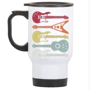 Guitar Retro Stainless Steel Travel Mug