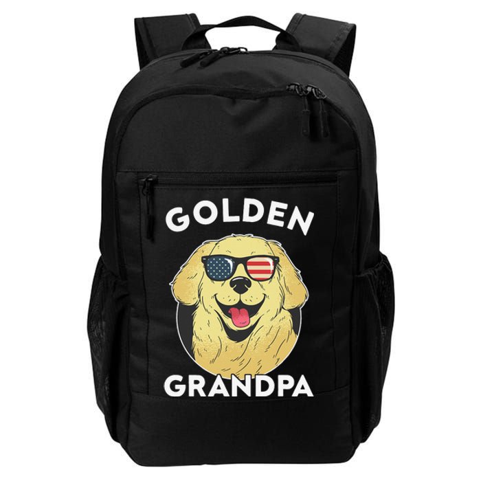 Golden Retriever Grandpa Daily Commute Backpack