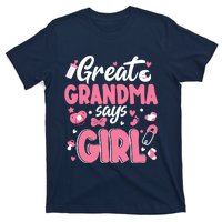 Gender Reveal Great Grandma Says Girl Baby Matching Family Long Sleeve T-Shirt