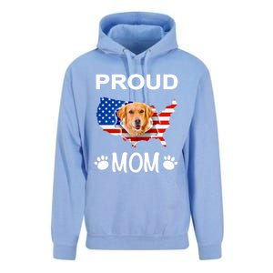 Golden Retriever Golden Retriever Proud Patriot Mom Gift Unisex Surf Hoodie