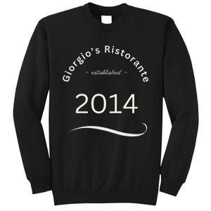 Giorgios Ristorante Great Food Atmosphere Aura Sweatshirt