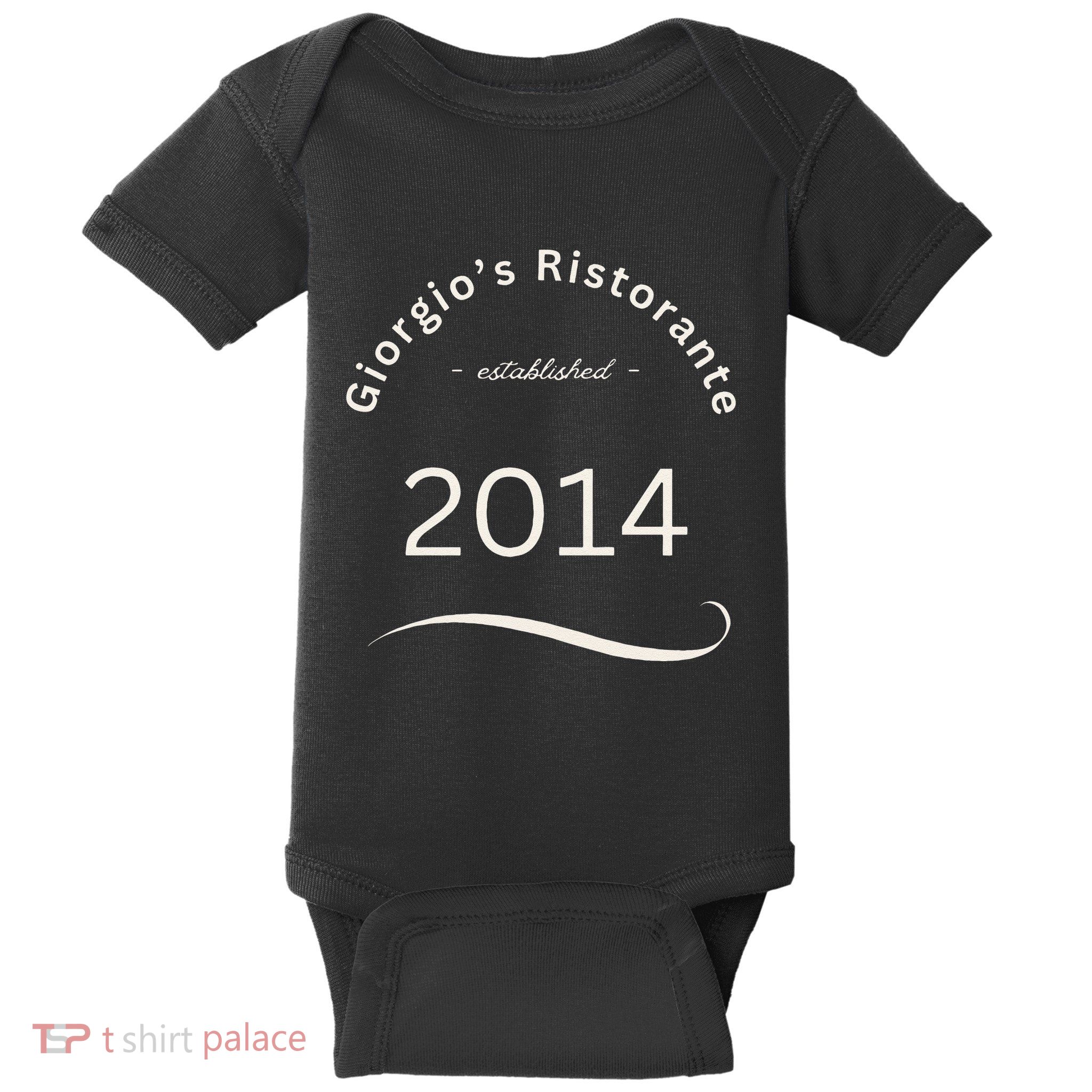 Giorgios Ristorante Great Food Atmosphere Aura Baby Bodysuit