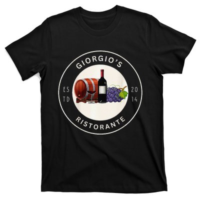 GiorgioS Ristorante Great Food Atmosphere Aura T-Shirt