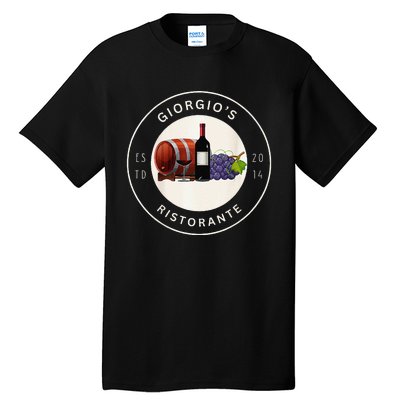 GiorgioS Ristorante Great Food Atmosphere Aura Tall T-Shirt