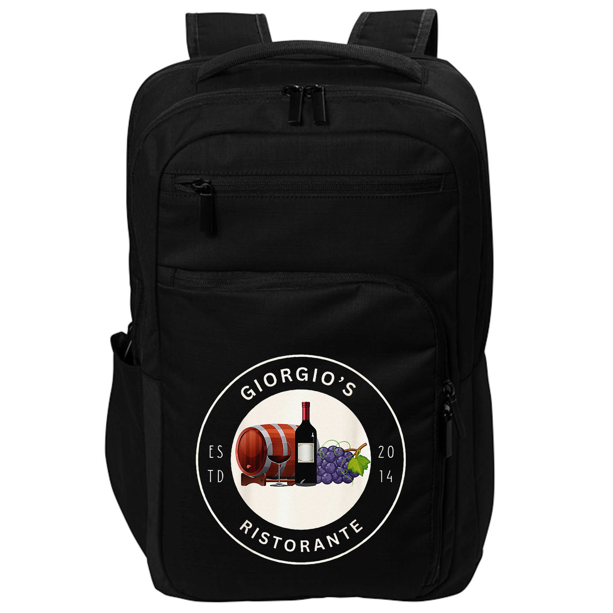 GiorgioS Ristorante Great Food Atmosphere Aura Impact Tech Backpack
