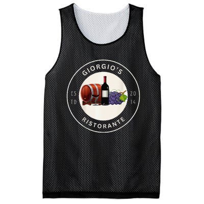 GiorgioS Ristorante Great Food Atmosphere Aura Mesh Reversible Basketball Jersey Tank