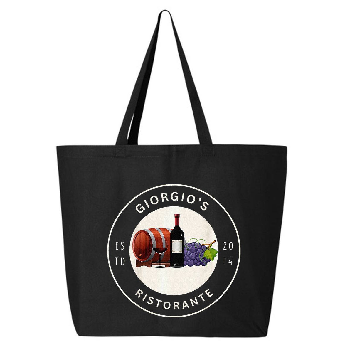 GiorgioS Ristorante Great Food Atmosphere Aura 25L Jumbo Tote