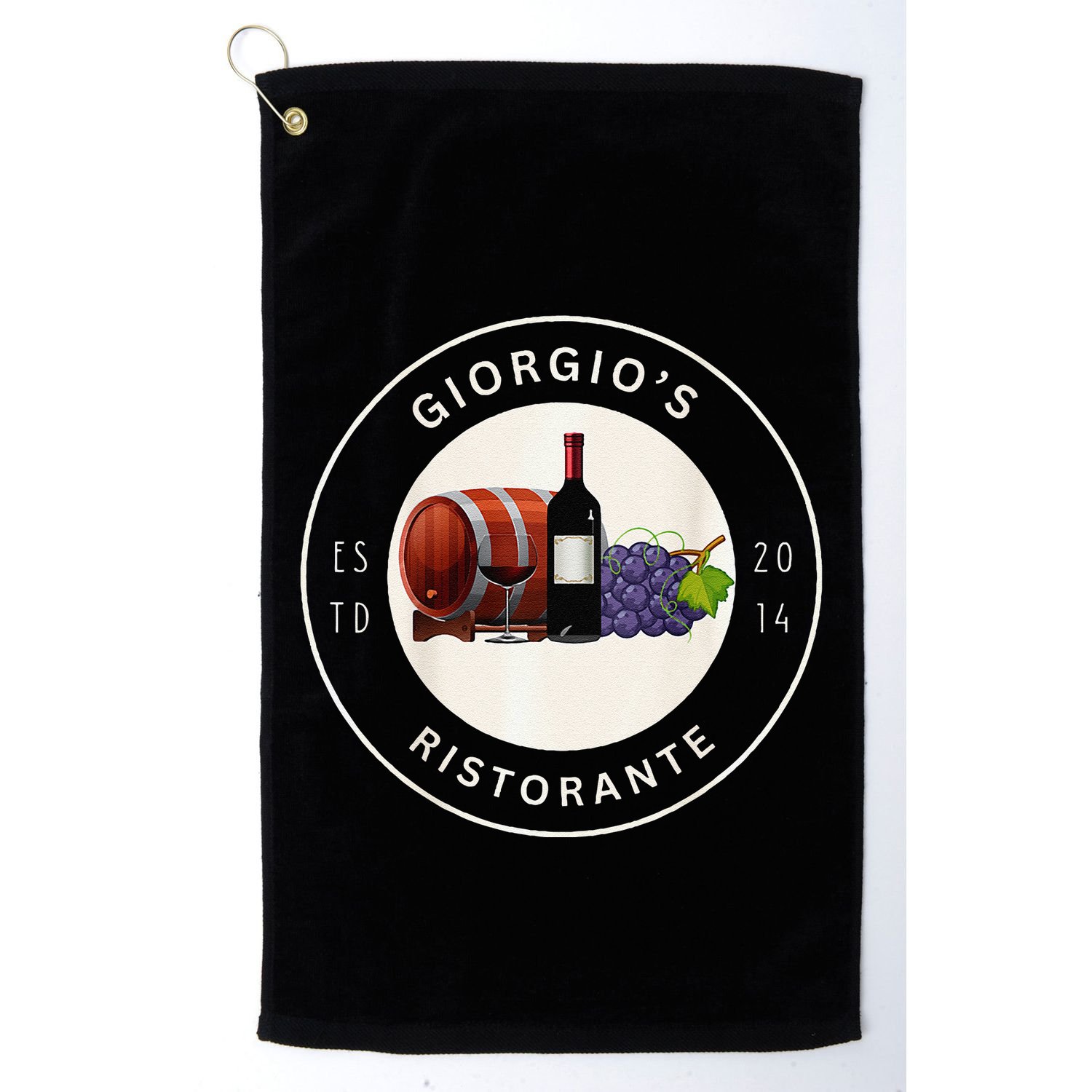 GiorgioS Ristorante Great Food Atmosphere Aura Golf Towel