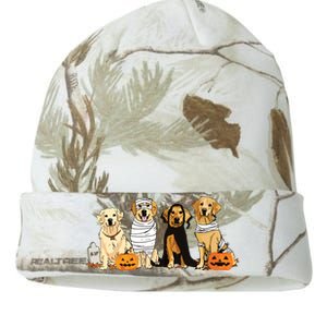 Golden Retriever Ghost Dog Halloween Golden Retriever Witch Vneck Kati Licensed 12" Camo Beanie