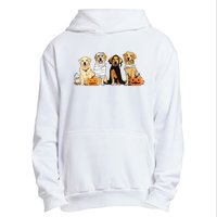 Golden Retriever Ghost Dog Halloween Golden Retriever Witch Vneck Urban Pullover Hoodie