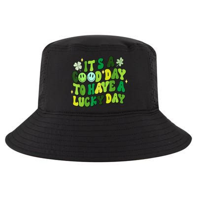 Green Retro Groovy St Patricks Day Party Cool Comfort Performance Bucket Hat