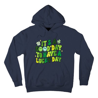 Green Retro Groovy St Patricks Day Party Hoodie