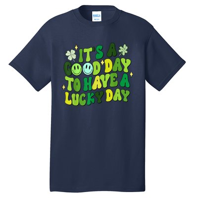 Green Retro Groovy St Patricks Day Party Tall T-Shirt