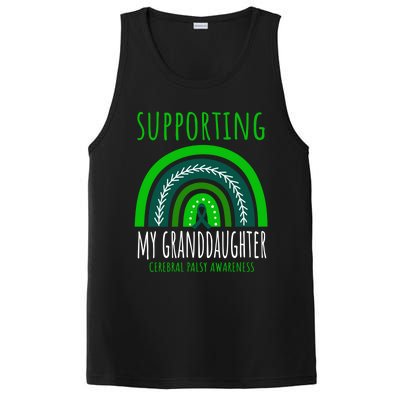 Green Rainbow Grandma Grandpa Granddaughter Cerebral Palsy Meaningful Gift PosiCharge Competitor Tank