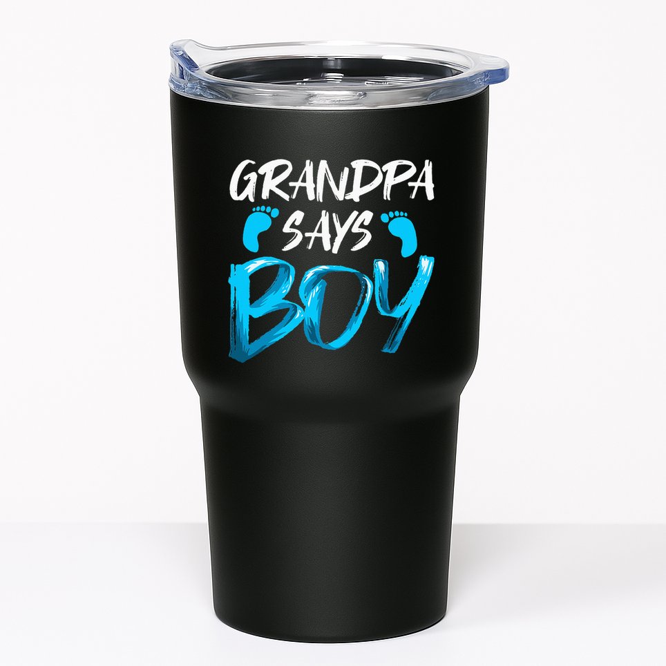 Gender Reveal Grandpa Says Future Grandfather Tumbler