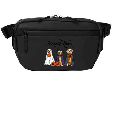 Golden Retriever Ghost Dogs Halloween Dog Witch Spooky Vibes Crossbody Pack