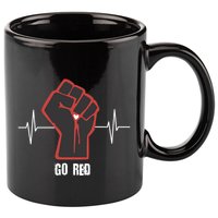 Go Red Heart Disease Awareness Month Gift 11oz C Handle Ceramic Mug