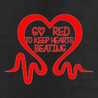Go Red Heart Disease Awareness Month Gift Adult Drive Performance Visor